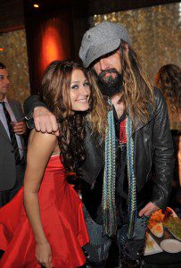 Actress Scout Taylor and Director Rob Zombie at the H2: Halloween II after-party 