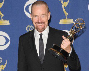 Bryan Cranston winning his second Emmy for Actor in a Drama in "Breaking Bad" 