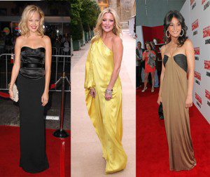 Malin Akerman at "The Heartbreak Kid" premiere, Kate Hudson at the Dior couture show, and Emmanuelle Chiriqui at the "Don't Mess With Zohan" premiere