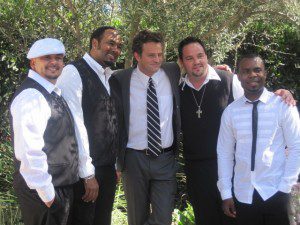 Host Matthew Perry and All-4-One