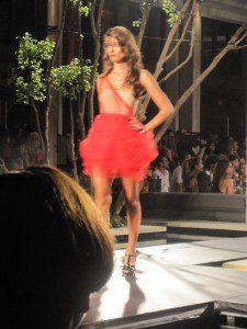 A look from the AHA's Red Dress Collection at the Setai in Miami 10/15/09
