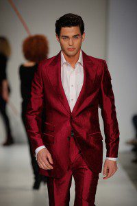 A menswear look from Malan Breton's Fall 2010 Collection shown at STYLE360 photo: Runway Resource
