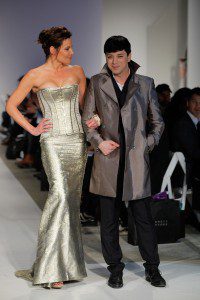 The Countess LuAnn de Lesseps and Malan Breton at Malan's Fall 2010 Collection at STYLE360 photo: Runway Resource