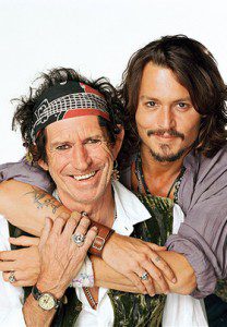 The bromance of Keith Richards & Johnny Depp photo: rolling stone