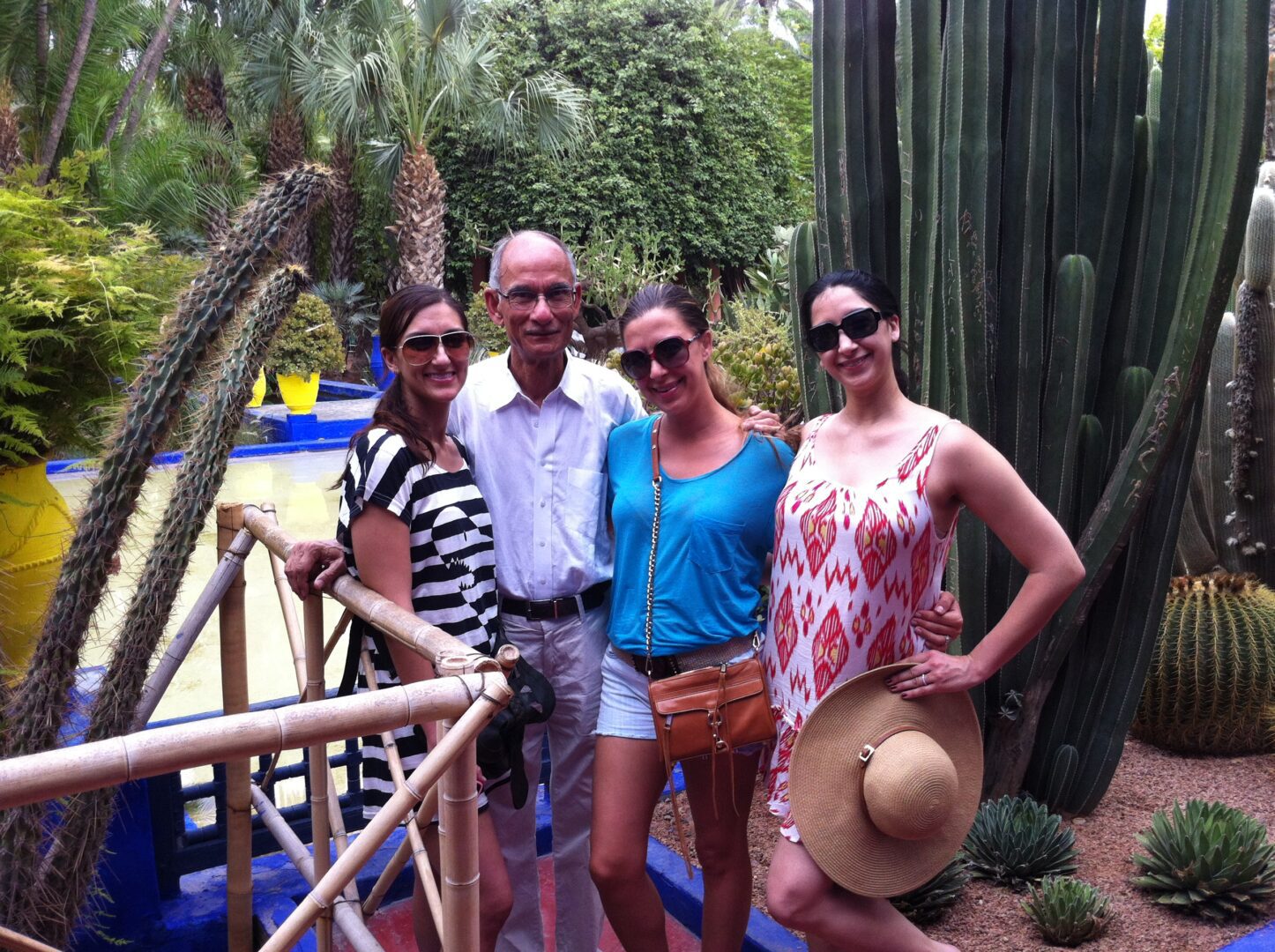 My dad, sisters and me on a family vacay in Morocco last summer