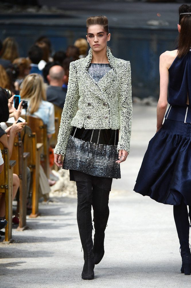 A look from Chanel Haute Couture Fall/Winter 2013