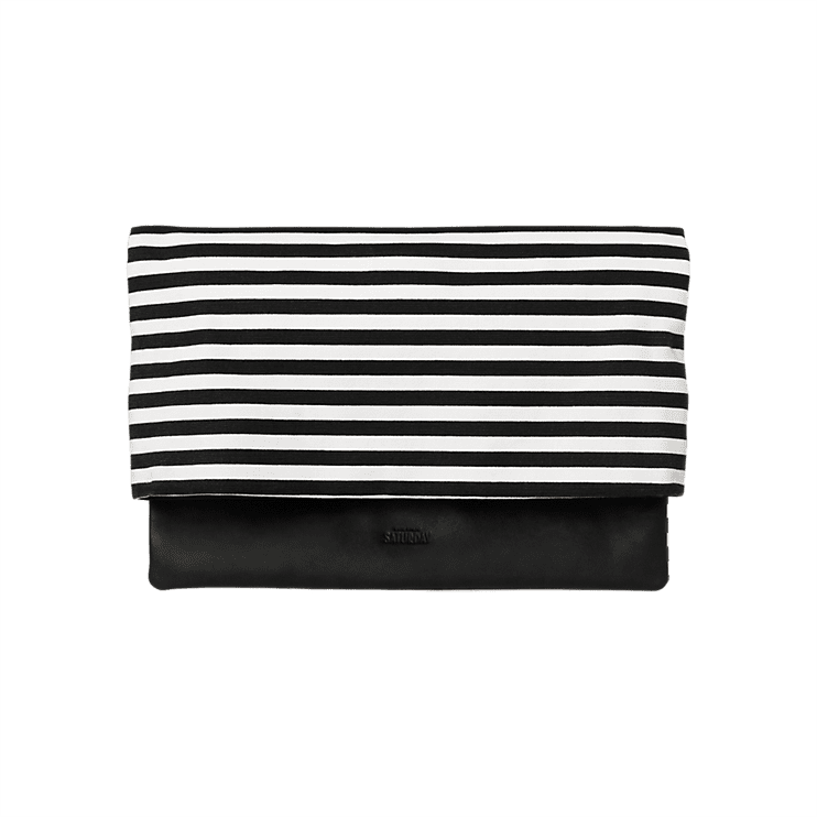 Foldover Bag in Stripe 
