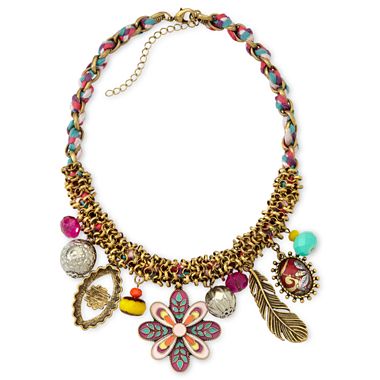 Betseyville® Multicolor Charm Statement Necklace