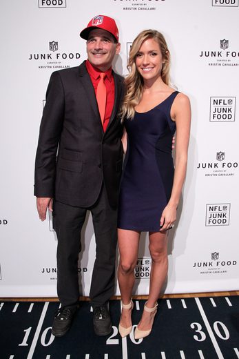 Phillip Bloch and Kristin Cavallari at the Junk Food/NFL Fashion Show