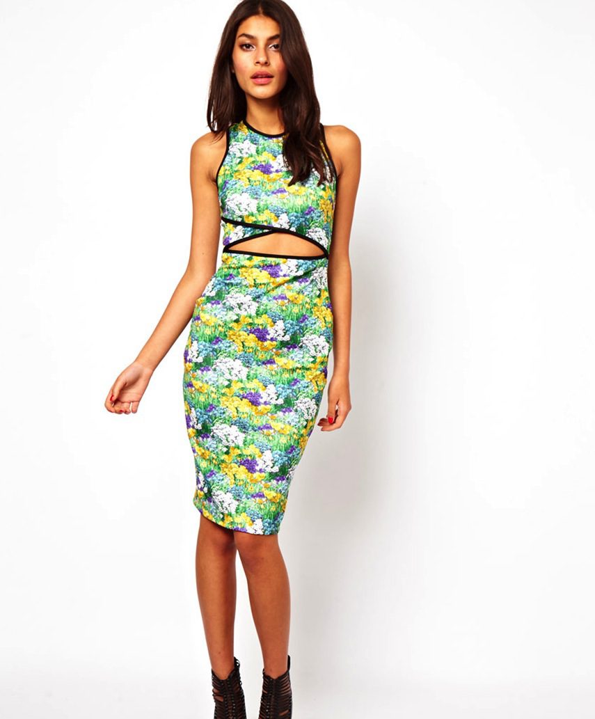 Lashes of London Floral Print Dress