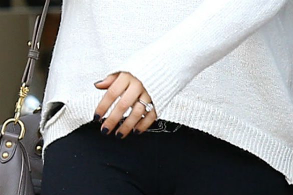 Mila Kunis Engagement Ring