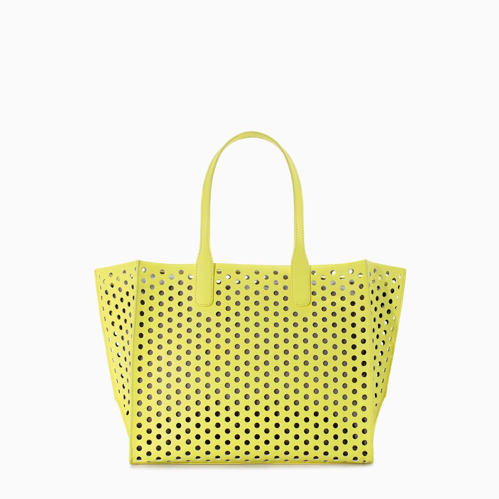 Zara Perforated Shopping Bag