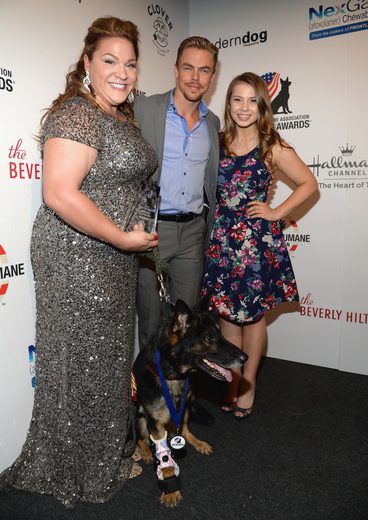 Derek Hough and Bindi Irwin Hero Dog Awards