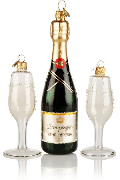 Bombki Champagne Ornaments