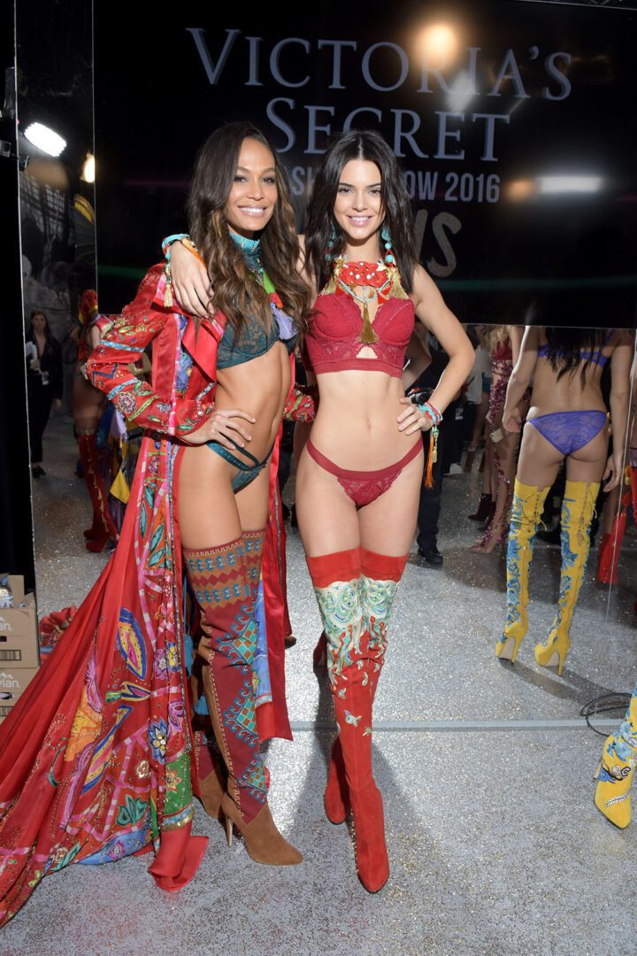 Joan Smalls and Kendall Jenner