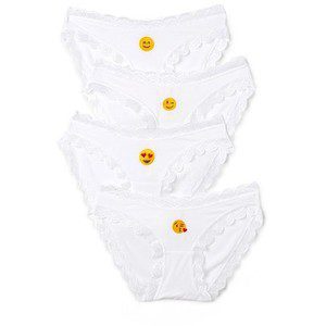 Cheek Frills Emoji Underwear Four Pack