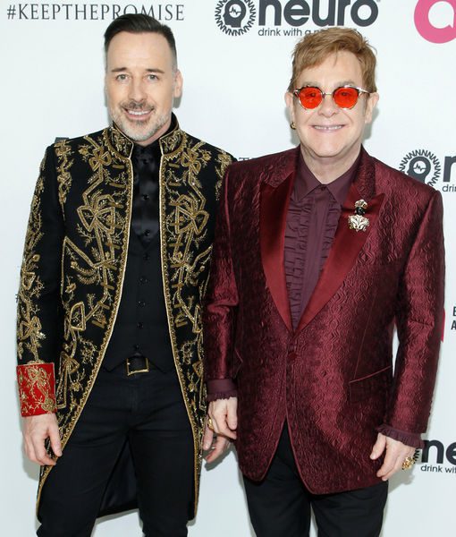 David furnish and Elton John