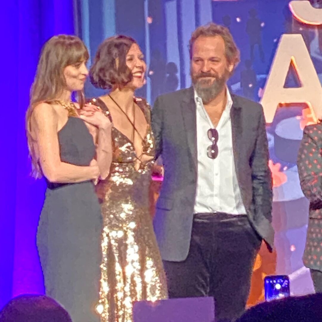 Dakota Johnson, Maggie Gyllenhaal, and Peter Sarsgaard at the 2021 Gotham Awards