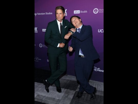 Rob Lowe and Ken Jeong Hosting a Show Image